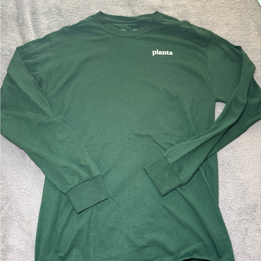 Plants Logo Long-Sleeve Tee - Forest Green